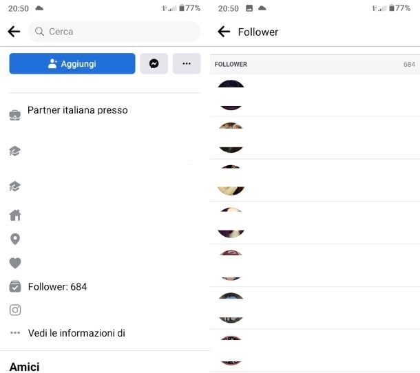Come vedere i follower di una persona su Facebook