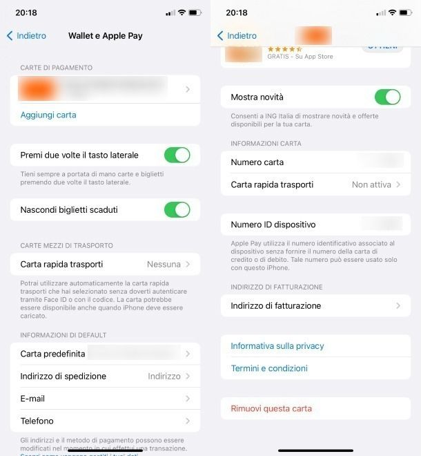 Wallet e Apple Pay