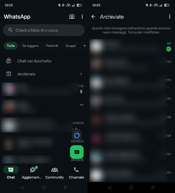 Come trovare un contatto nascosto su WhatsApp