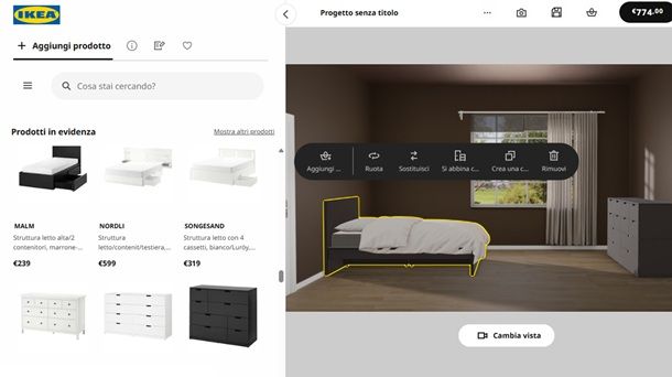 IKEA Kreativ arredare casa virtualmente gratis