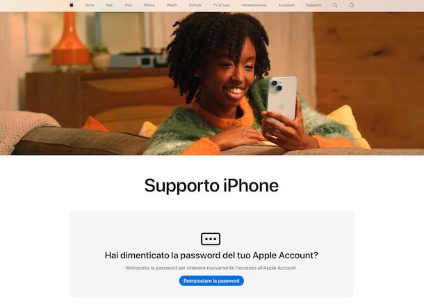 Supporto Apple