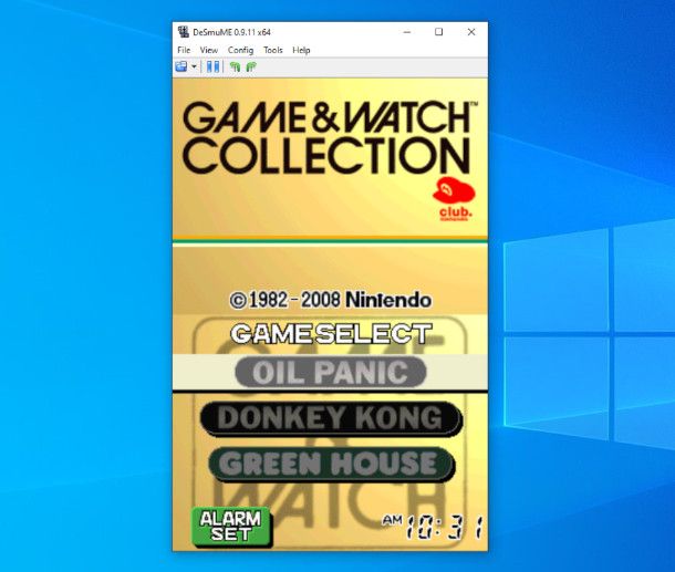 Emulatore DeSmuME su Windows