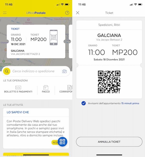 App Ufficio postale