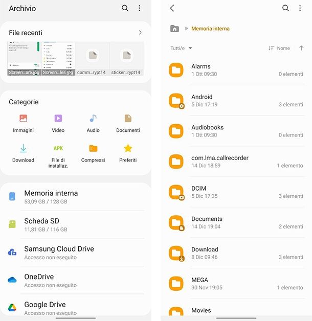 Come eliminare Altro su Android Samsung