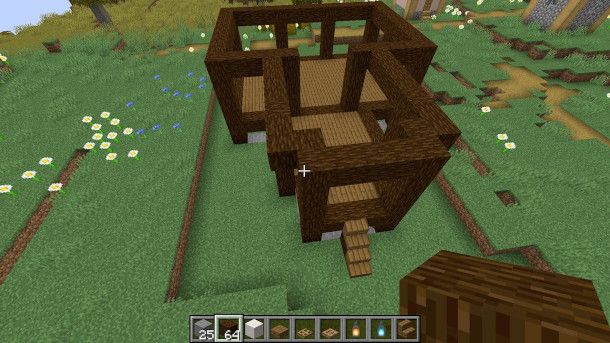 piloni struttura casa giapponese minecraft