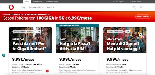 Offerte Vodafone