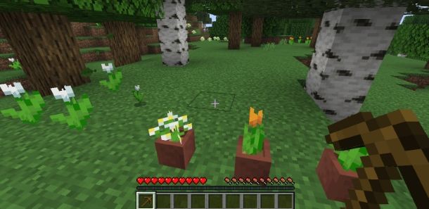 Come fare un vaso di fiori su Minecraft 