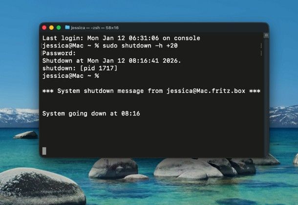 Come si spegne il Mac