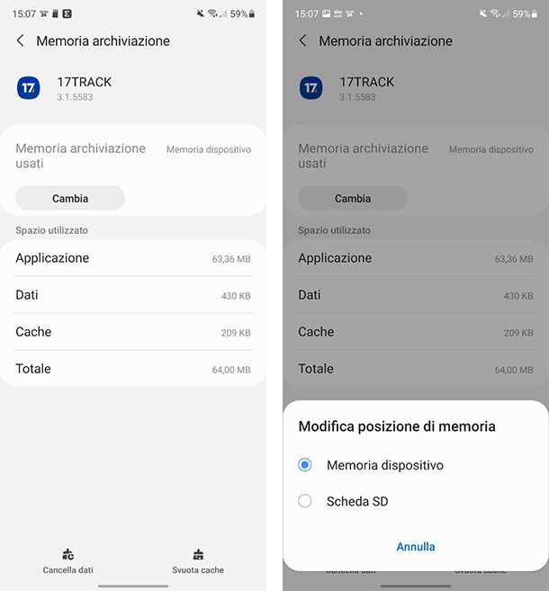 Come spostare app su SD Samsung