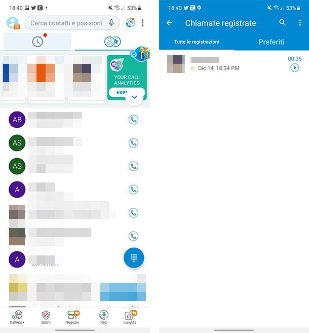 App per registrare le chiamate su Samsung con CallApp