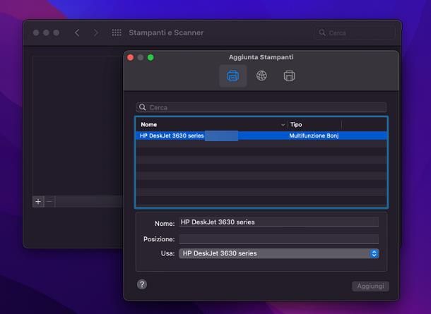 Come aggiungere stampante su Mac