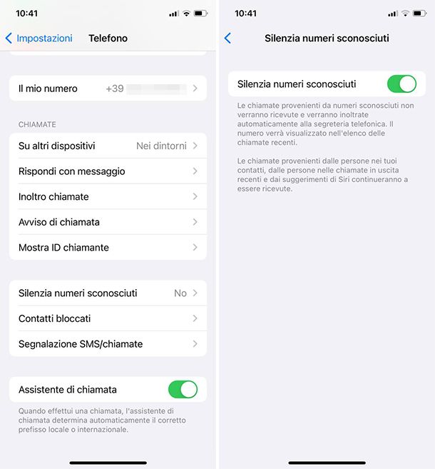 Come bloccare numeri sconosciuti su iPhone