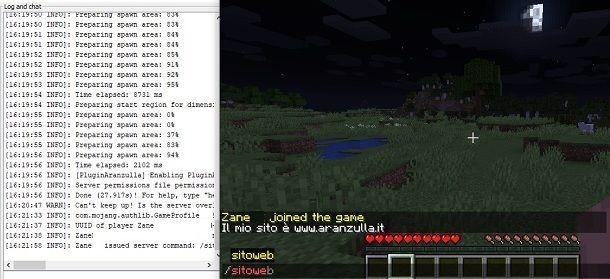 Plugin funzionante Minecraft Java