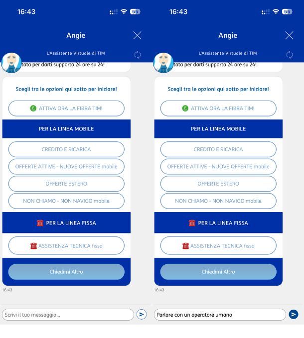 Angie app MyTIM