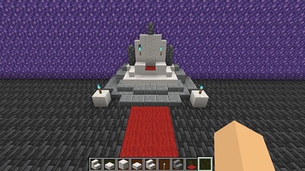 Trono finito Minecraft