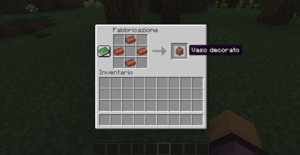 Come fare un vaso decorato su Minecraft
