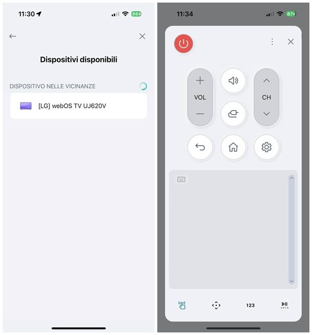 Come usare il telefono come telecomando