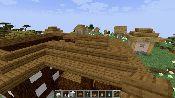 tetto casa giapponese minecraft