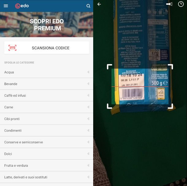 app qualità prodotti Edo