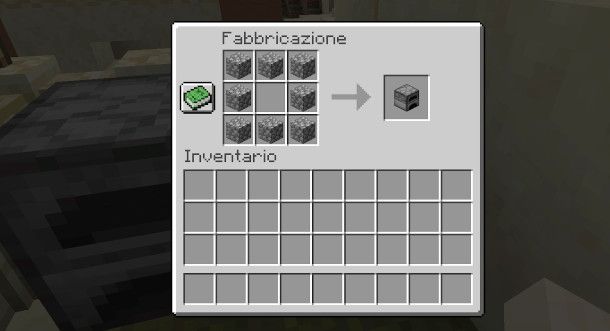 costruzione fornace Minecraft