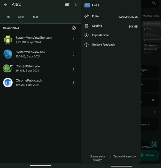 Come eliminare Altro su Android Google Pixel