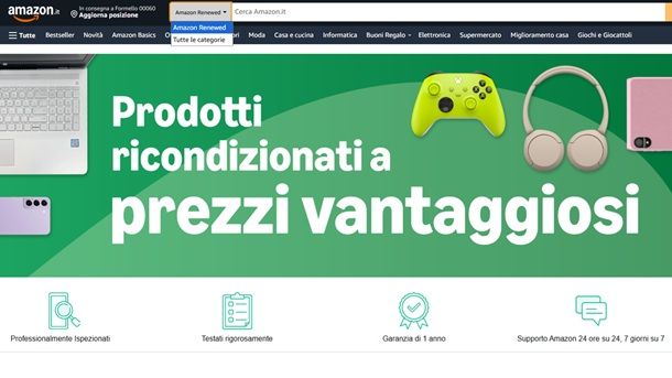 Come accedere ad Amazon Renewed