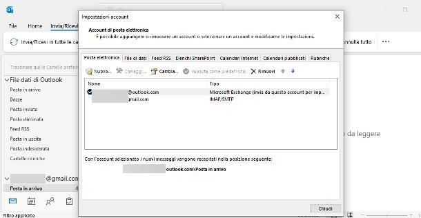 Come cambiare indirizzo email su Outlook