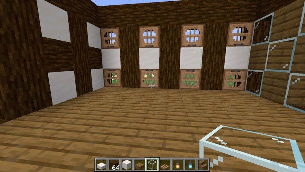 decorazione muri casa giapponese minecraft