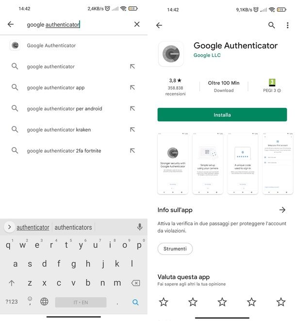 Google Authenticator download Android