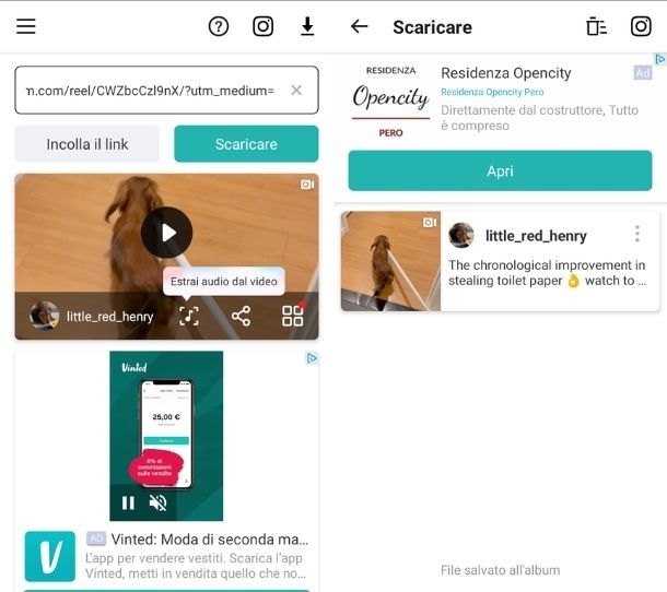 scaricare Reels Android App 