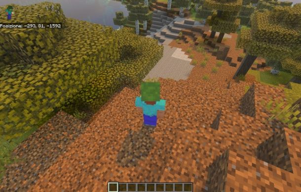 Come cambiare visuale su Minecraft Bedrock Edition