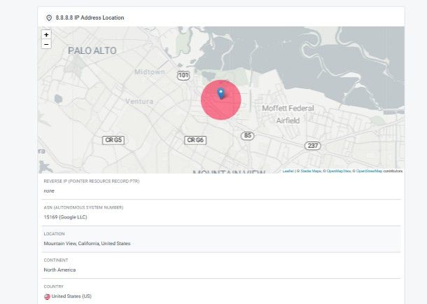 Come localizzare un indirizzo IP online