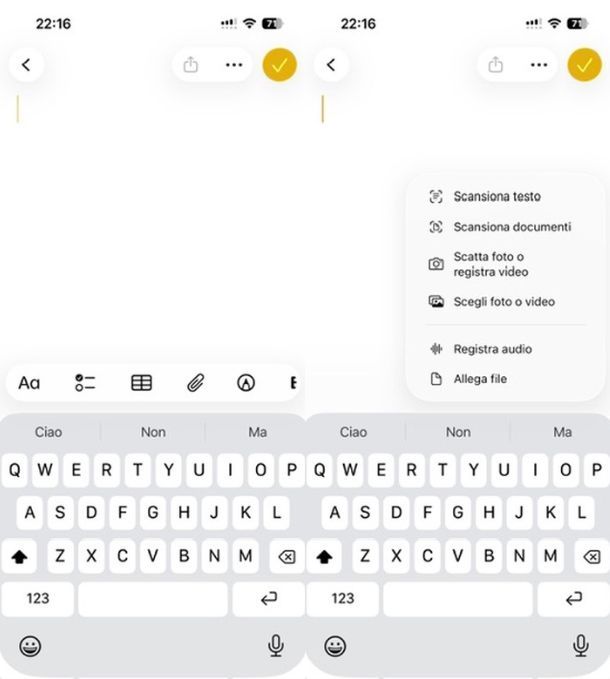 Note iOS