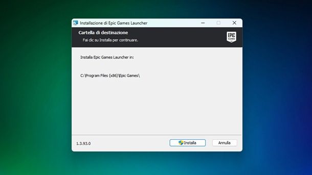 Scaricare e installare Epic Games Launcher su PC