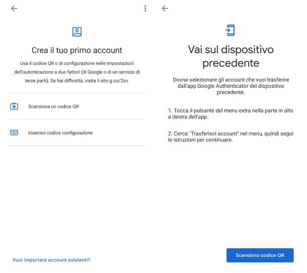 Come fare backup Google Authenticator