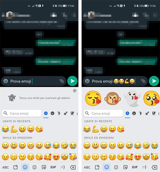 Come avere le emoji dell'iPhone su Android su WhatsApp