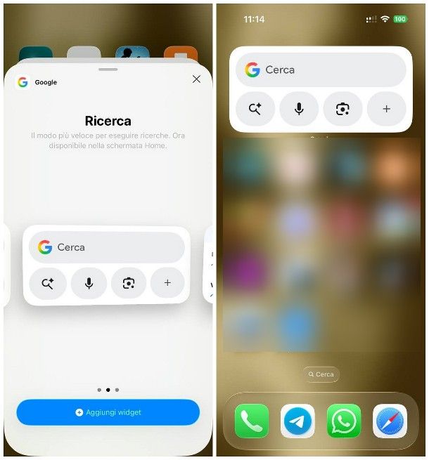 Come impostare la barra di Google