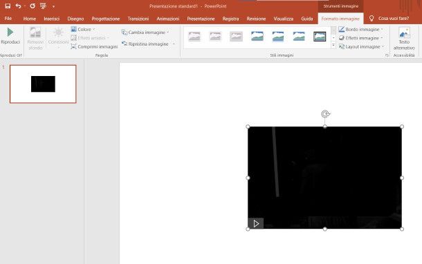 ridimensionare GIF PowerPoint