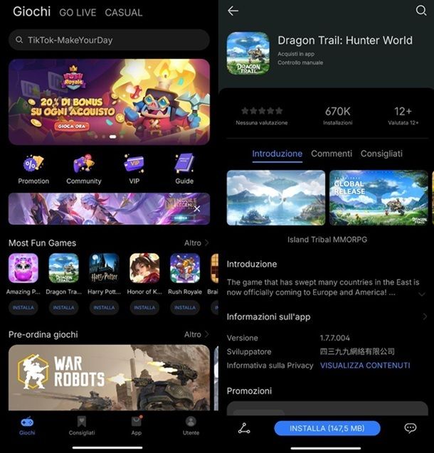 HUAWEI AppGallery Brondi