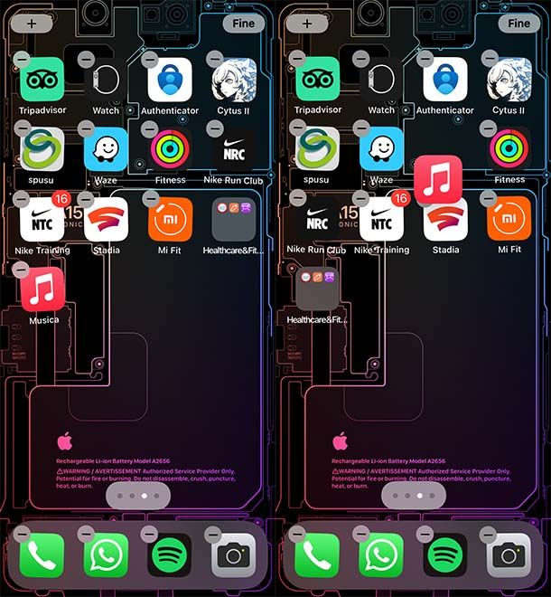 Come organizzare la schermata Home iPhone
