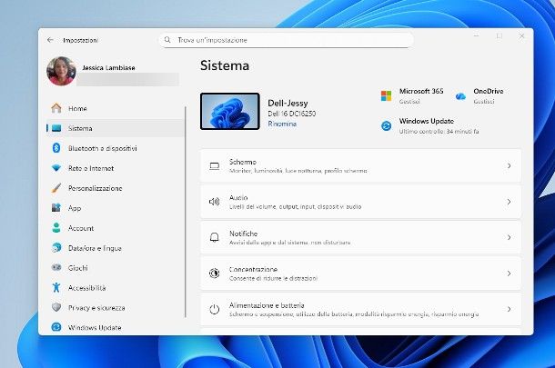 Come vedere il modello del PC
