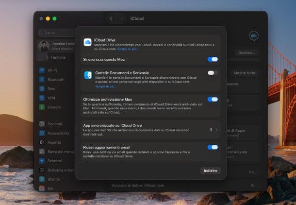 Come eseguire un backup dei dati