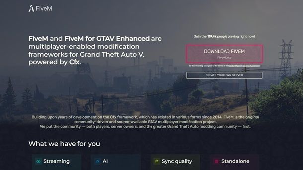Come scaricare FiveM su PC