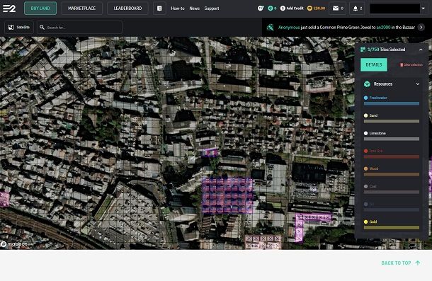 come comprare terreni in earth 2
