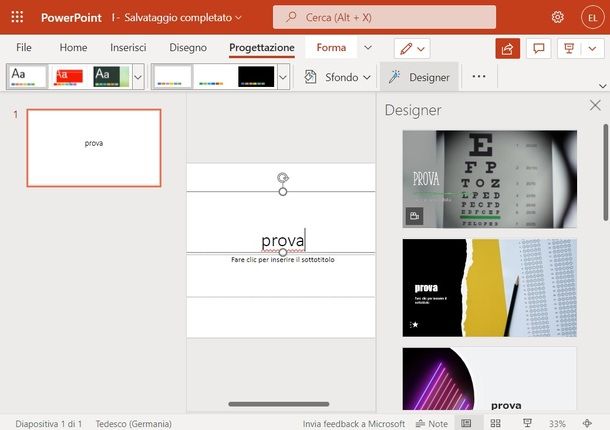 Idee per progetti PowerPoint Windows