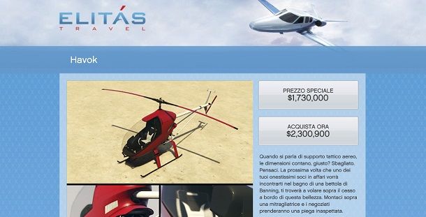 Come vendere un elicottero su GTA 5 Online