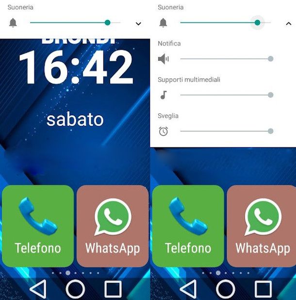 Tasto del volume Brondi