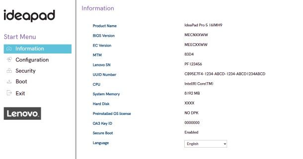Come vedere il modello del PC