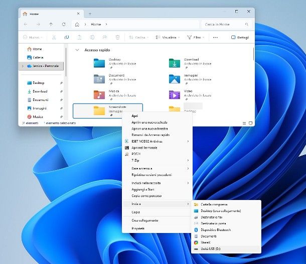 Come eseguire un backup dei dati