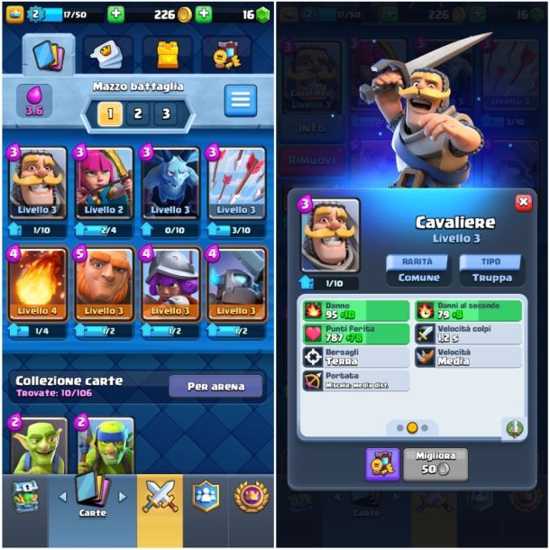 clash royale info preliminari